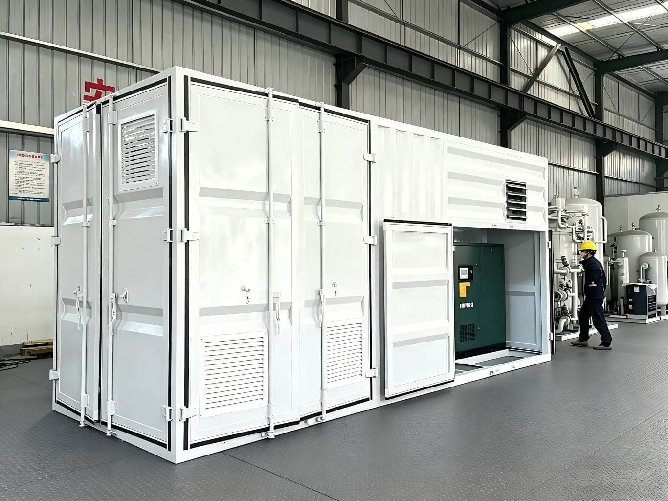 containerized nitrogen generator for on-site nitrogen supply and fast installation