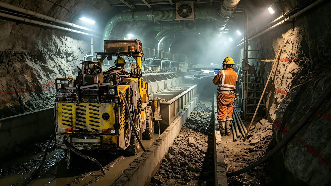industrial nitrogen system for mining safety inert gas protection and fire prevention applications