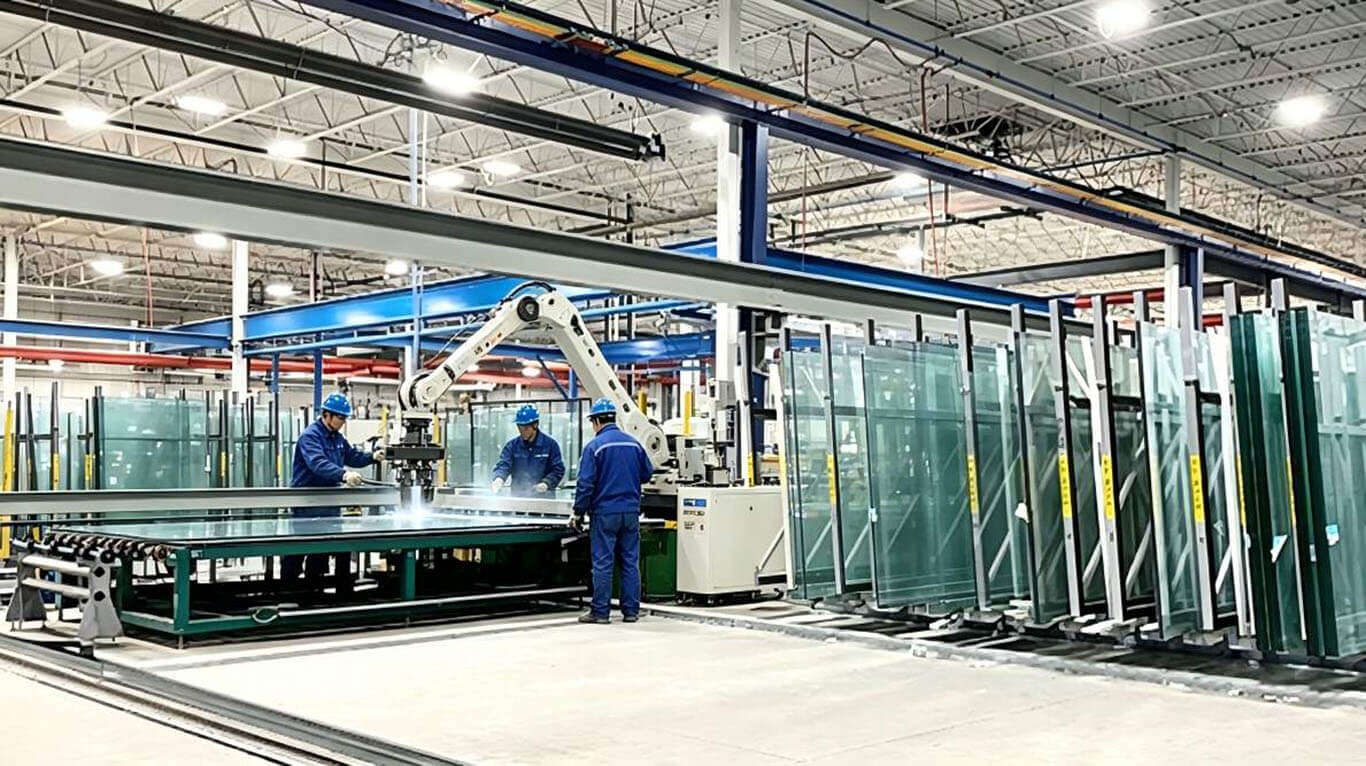 nitrogen system for glass furnace atmosphere control and production quality stabilization