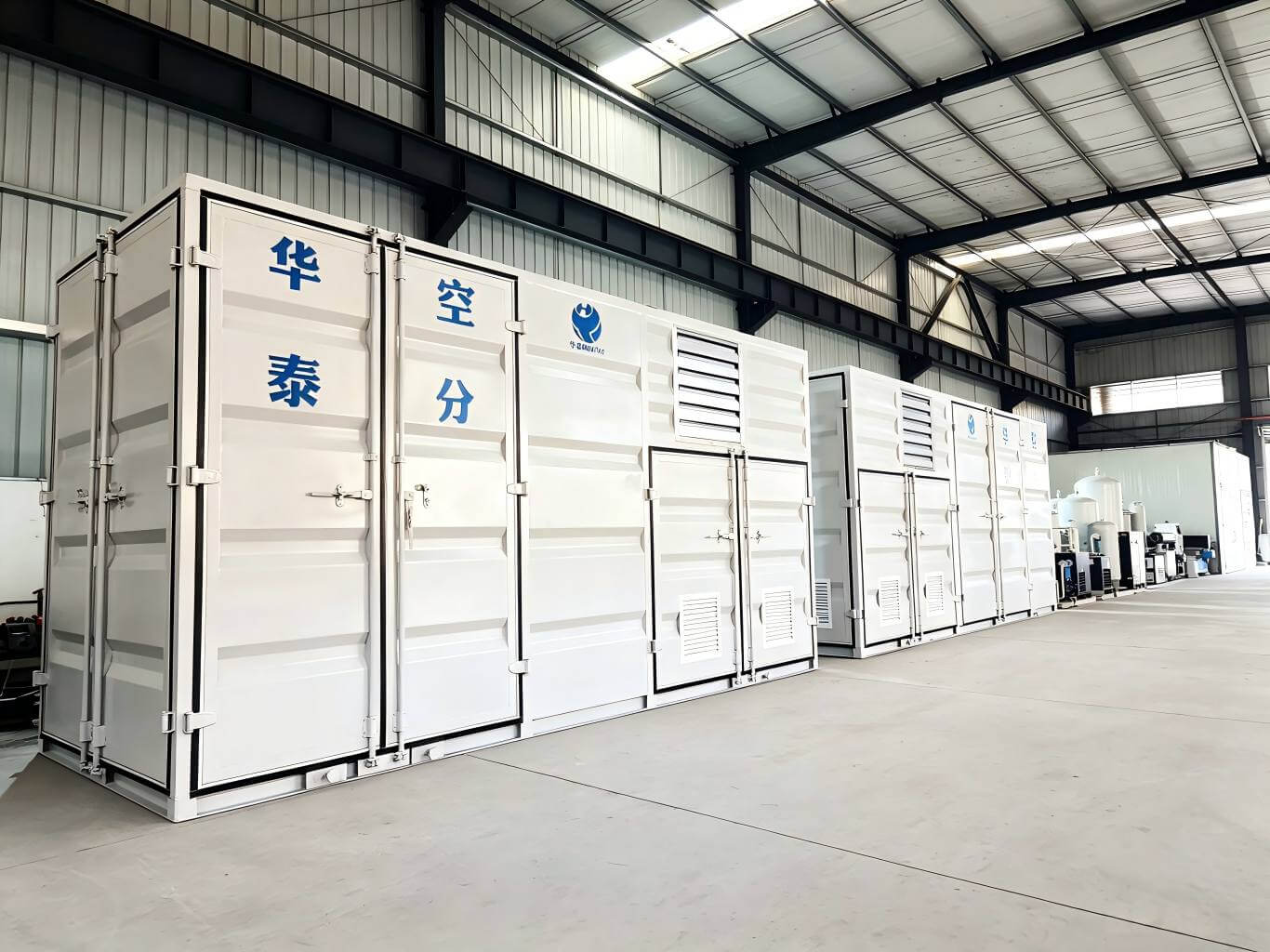 Containerized oxygen generator system