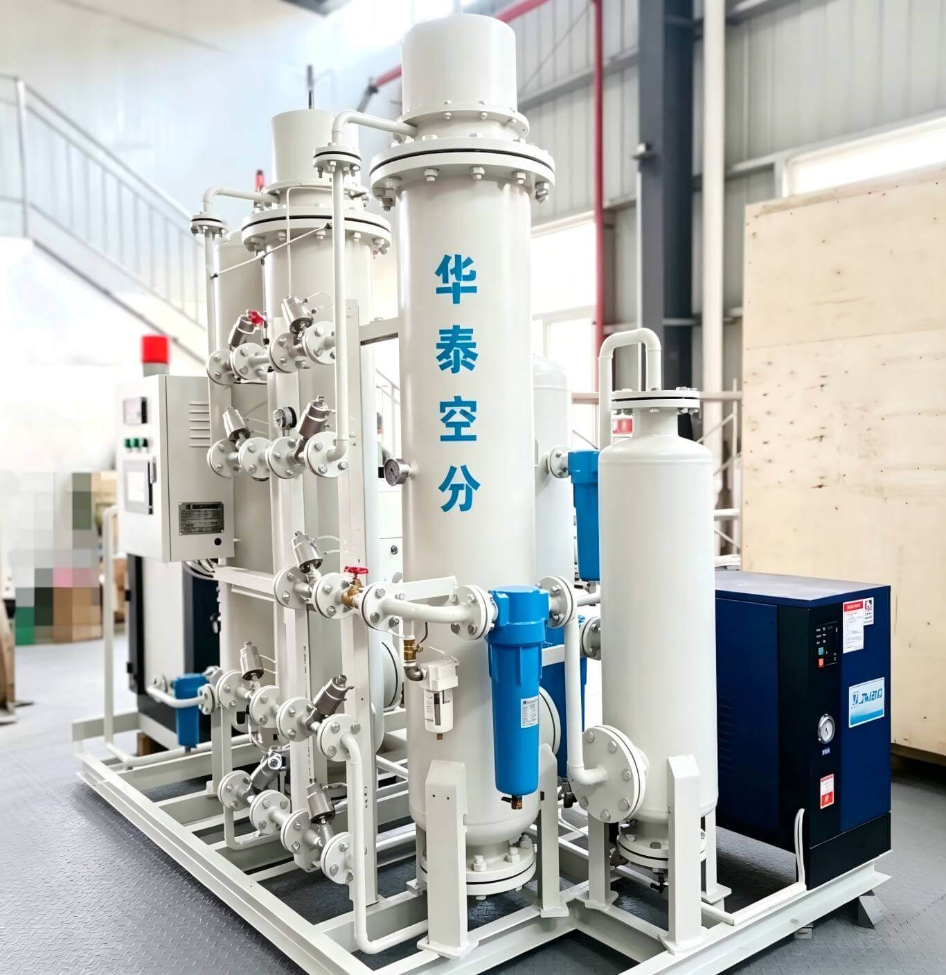 HUATAI PSA nitrogen generator electronics manufacturing case for PCB and SMT production nitrogen supply system
