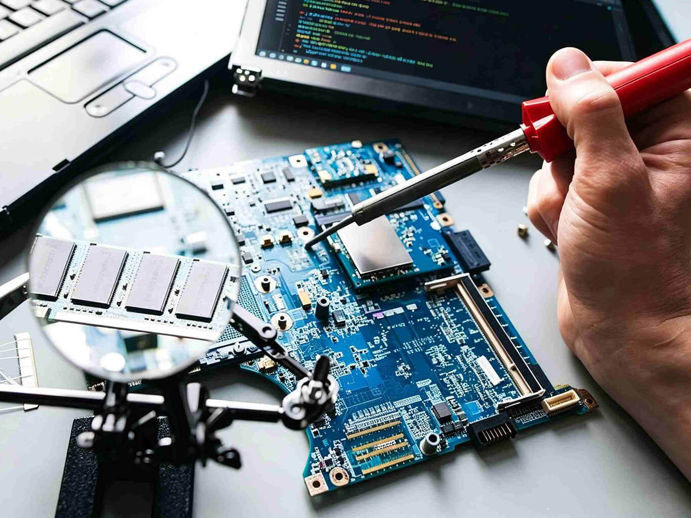 Nitrogen application in precision electronic component assembly