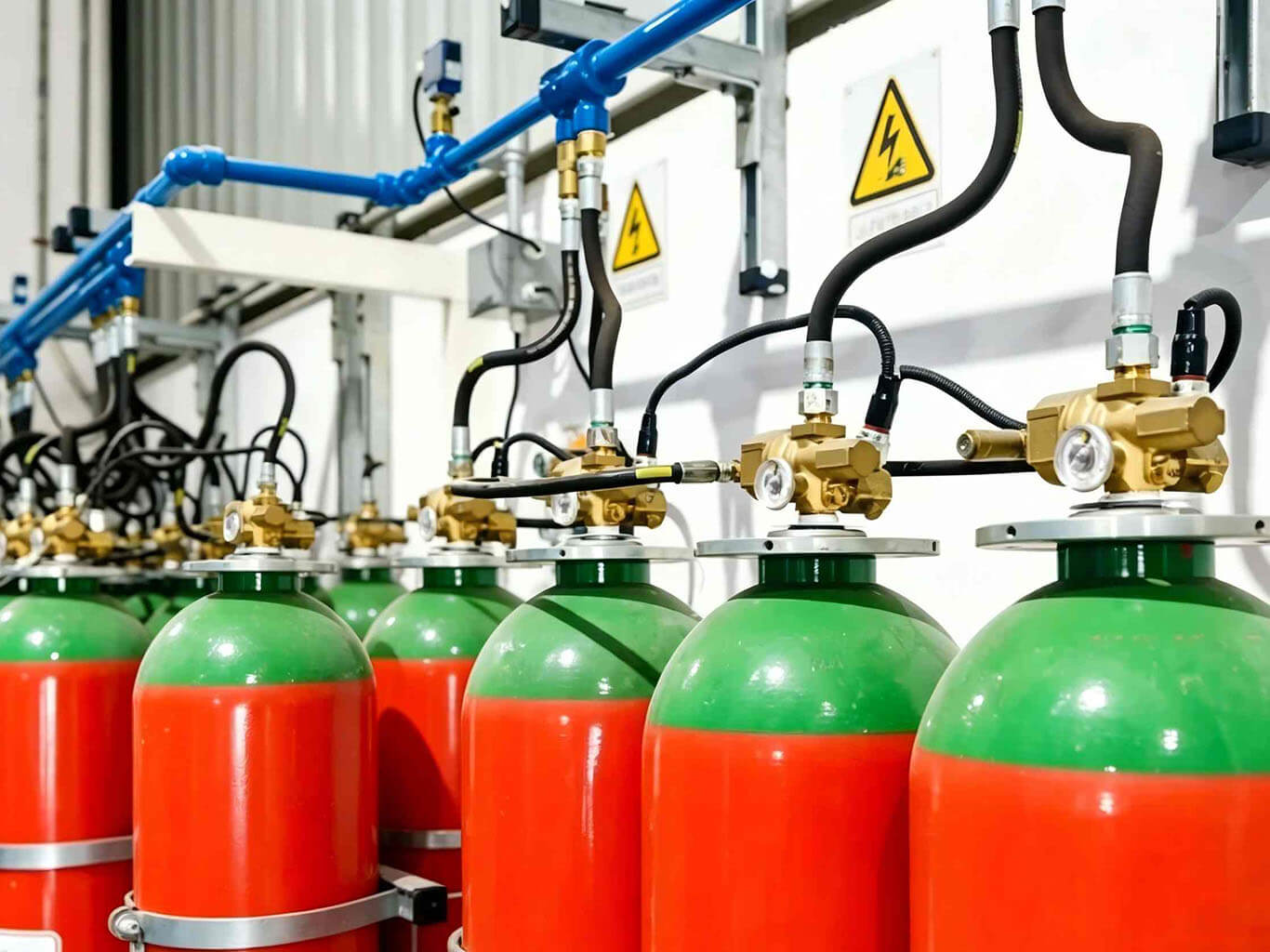 Nitrogen-based fire suppression support system in mining safety applications