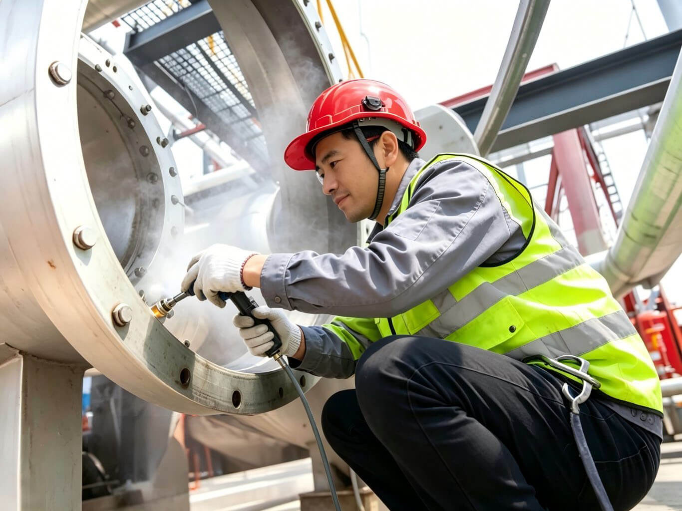 Nitrogen purging for mining equipment maintenance and safety operations
