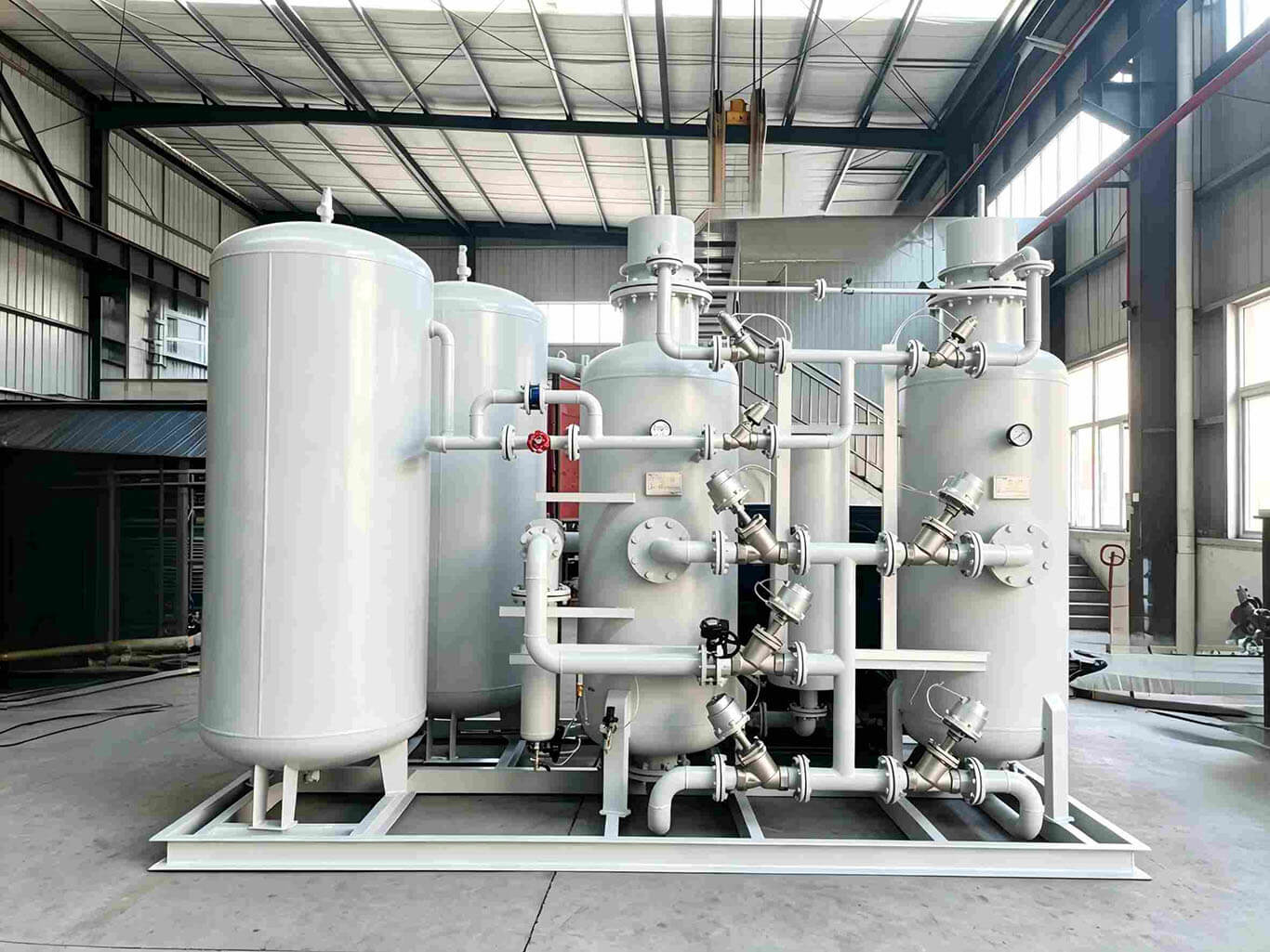 PSA nitrogen generator for mining