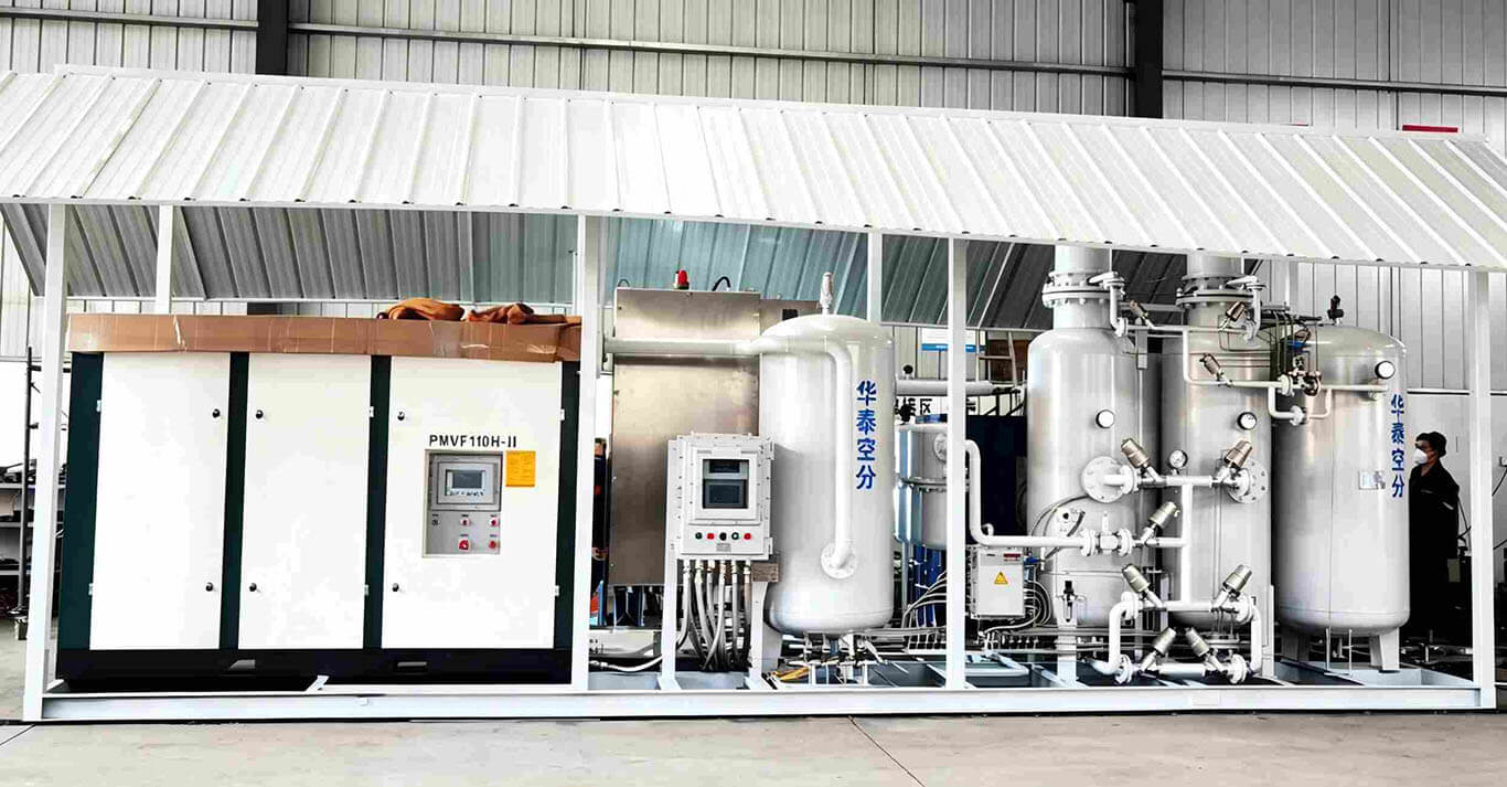 oxygen generator system assembled in HUATAI manufacturing facility