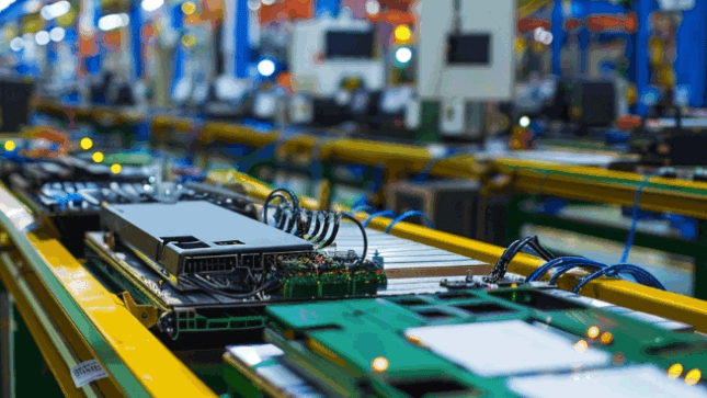 Electronic materials manufacturing in cleanroom nitrogen environment