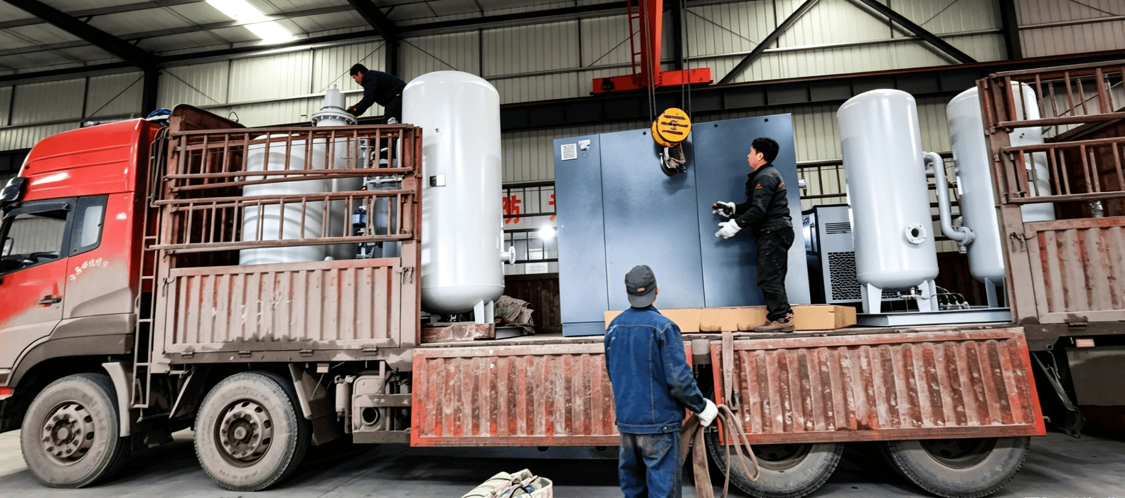 Huatai PSA nitrogen generator loading for chemical plant delivery