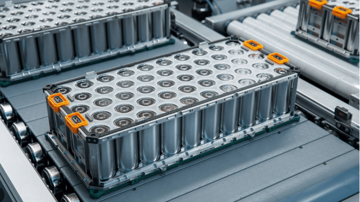 Lithium battery materials production line under nitrogen protection