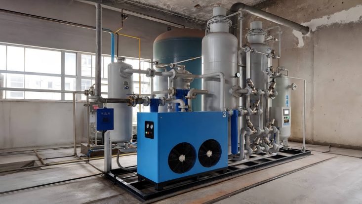 nitrogen generator for packaging heat treatment